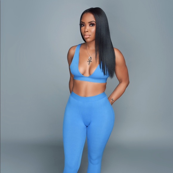 Two Piece Bralette and Legging Set - Picture 2 of 2